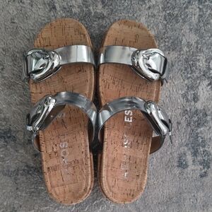 Stylish Silver Women's Sandals